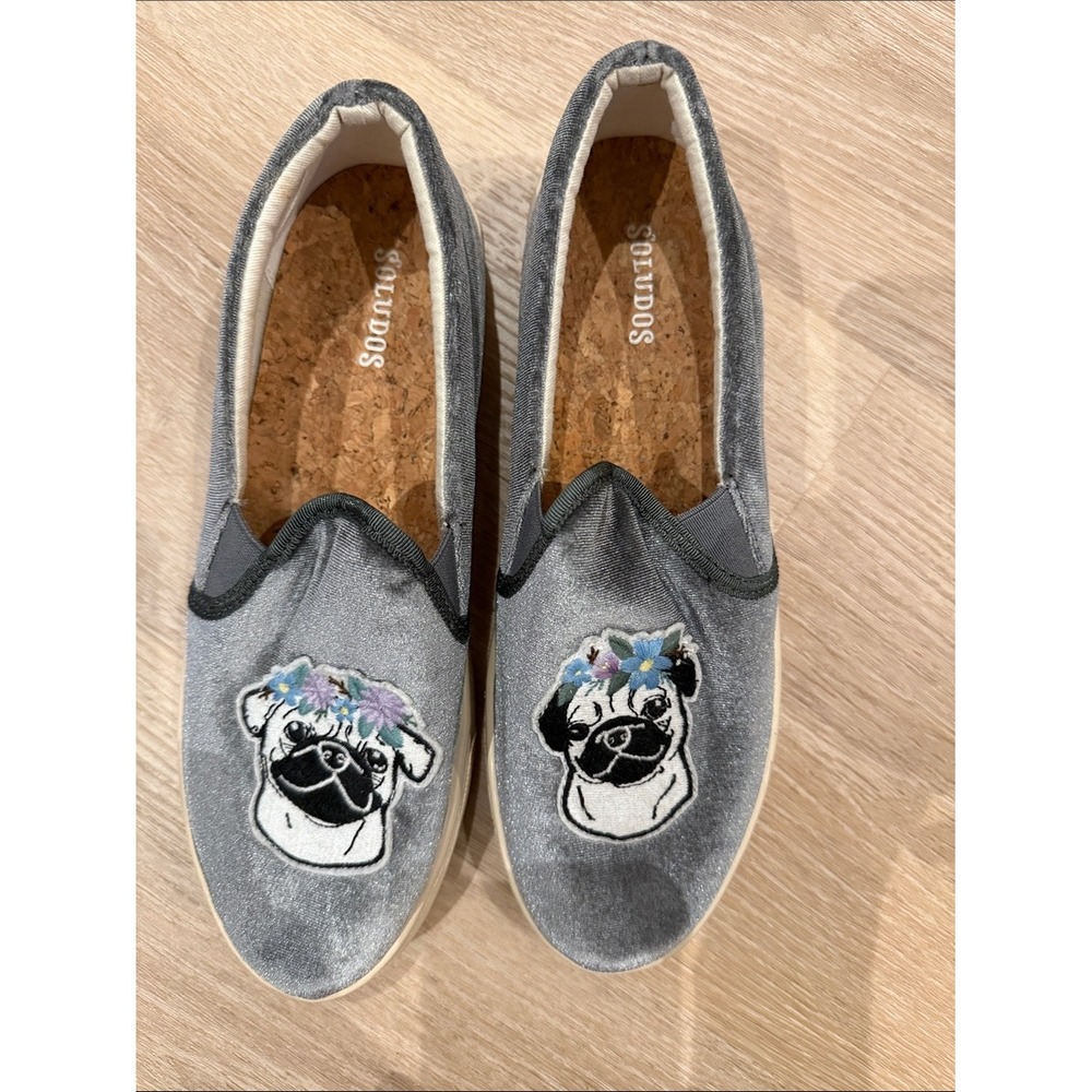 Soludos Flower Pug Slip on Sneakers